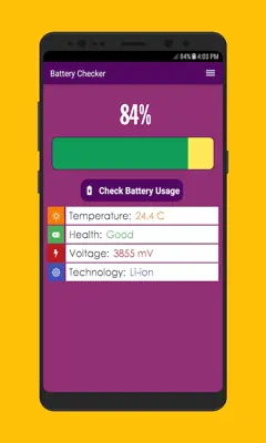 Battery Checker - Battery Information android App screenshot 2